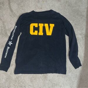vintage 90s CIV Longsleeve Shirt XL Revelation  Straight Edge Gorilla Biscuits